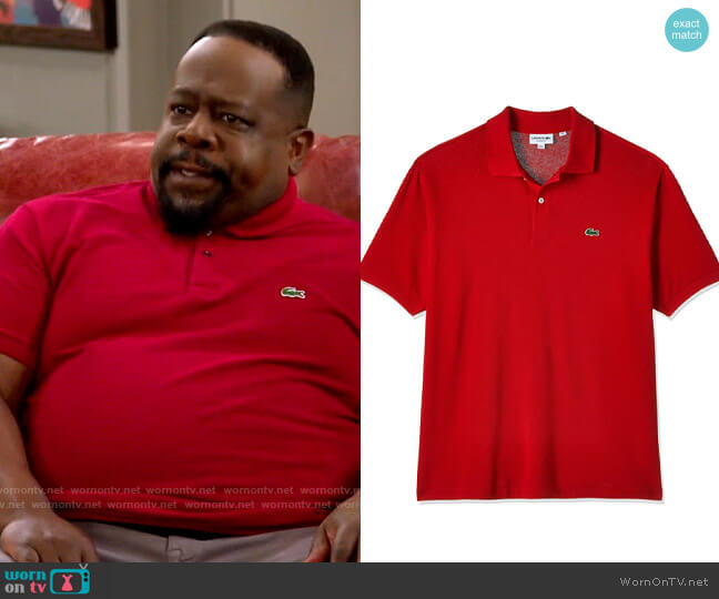 Lacoste Short Sleeve Polo worn by Calvin (Cedric The Entertainer) on The Neighborhood