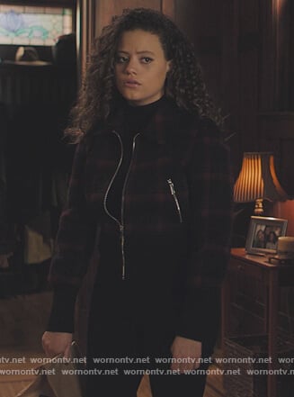 Maggie’s red plaid jacket on Charmed