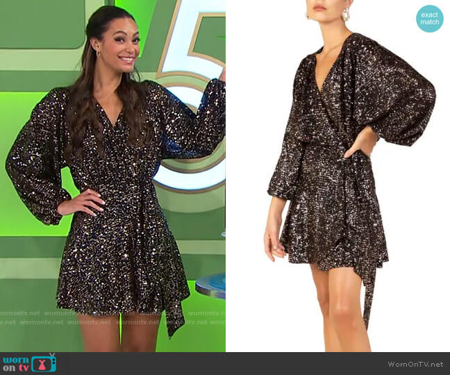 Misha Collection June Sequin Dress worn by Alexis Gaube  on The Price is Right