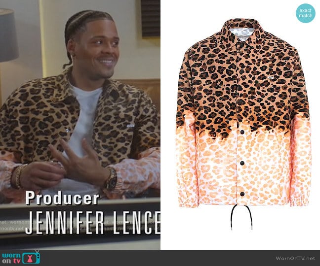 Leopard Ombre Jacket by MSGM