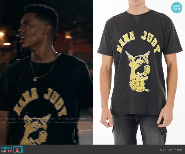 Nana Judy Grove Graphic Tee worn by Will Smith (Jabari Banks) on Bel-Air