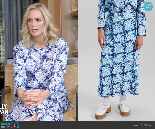 Glass Skirt by Rachel Comey worn by Ali Wentworth on Live with Kelly and Mark