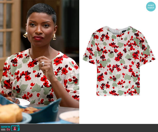 Rose’s floral tee on The Kings of Napa