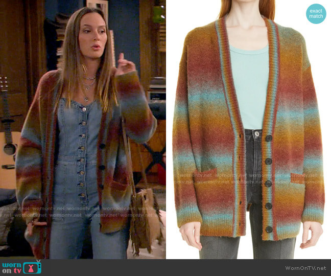 Re/Done 90s Oversize Cardigan worn by Meredith (Leighton Meester) on How I Met Your Father