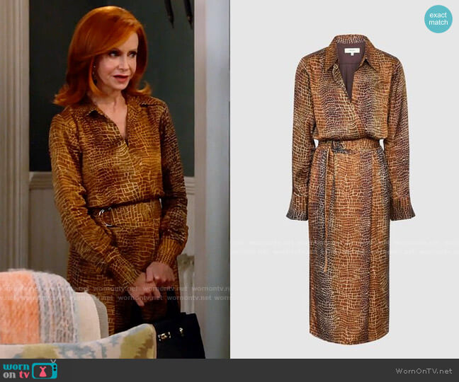 Reiss Emile Dress worn by Sheila (Swoosie Kurtz) on Call Me Kat