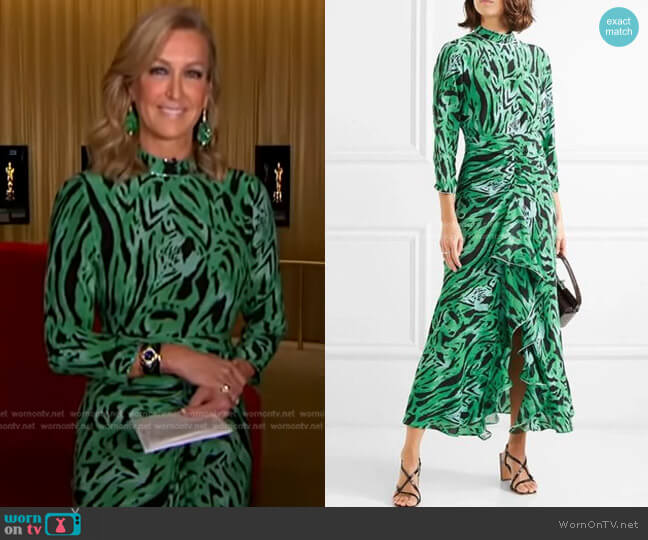 Lucy Maxi Dress by Rixo London worn by Lara Spencer on Good Morning America