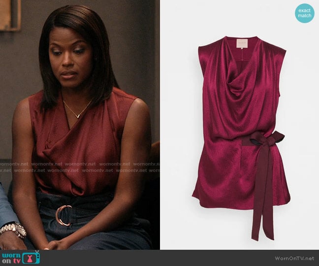 Roksanda Andria Blouse worn by Vivian Banks (Cassandra Freeman) on Bel-Air