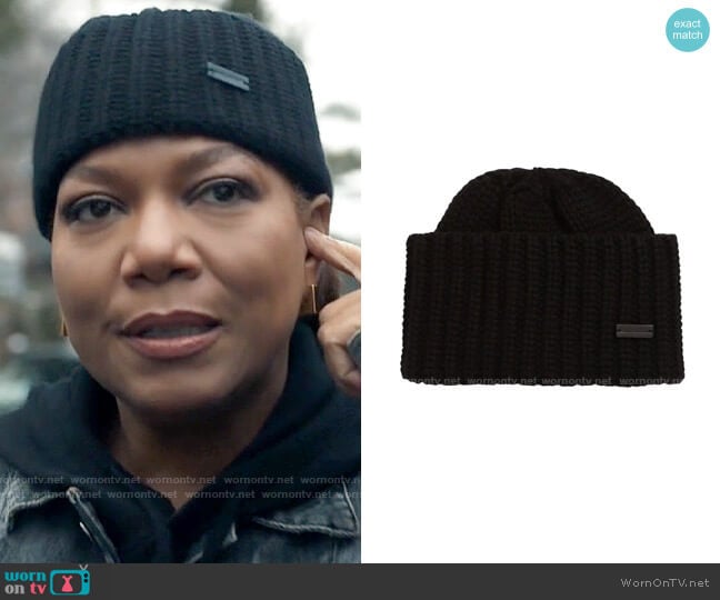 Saint Laurent Cuffed Cashmere Beanie worn by Robyn McCall (Queen Latifah) on The Equalizer