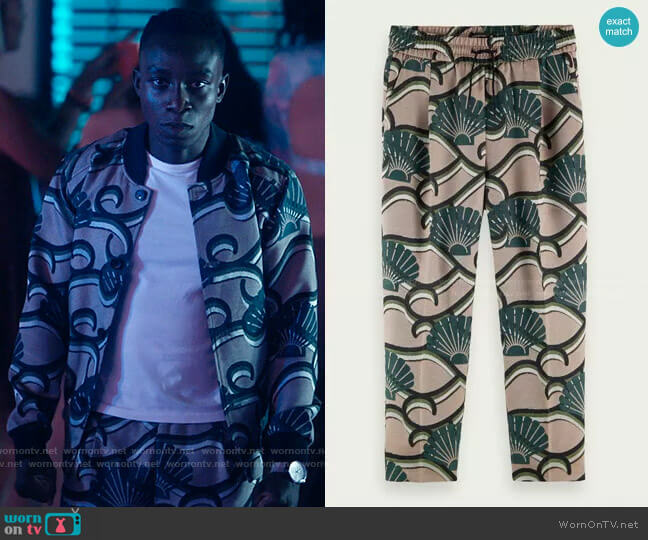 Bel-Air Olly Sholotan S01 E01 Jacquard Bomber Jacket