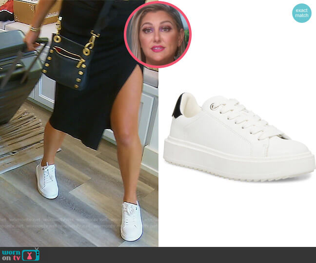 Charlie Platform Sneaker by Steve Madden worn by Gina Kirschenheiter  on The Real Housewives of Orange County