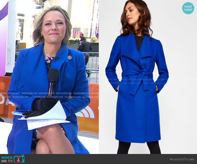 WornOnTV: Dylan’s blue wrap coat on Today | Dylan Dreyer | Clothes and ...