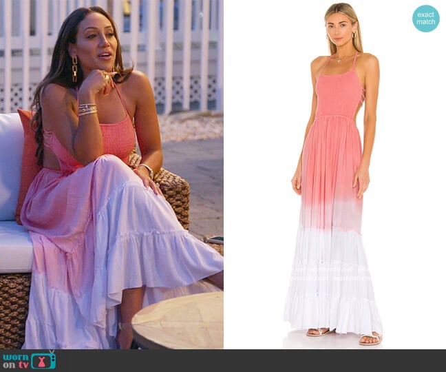 Naia Dress by Tiare Hawaii worn by Melissa Gorga on The Real Housewives of New Jersey