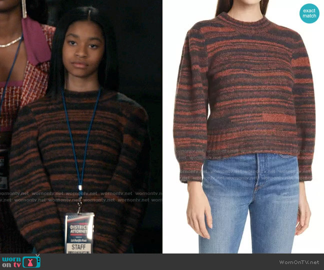 Veronica Beard Lumina Sweater worn by Ashley Banks (Akira Akbar) on Bel-Air