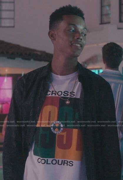 Will’s Cross Colours t-shirt on Bel-Air