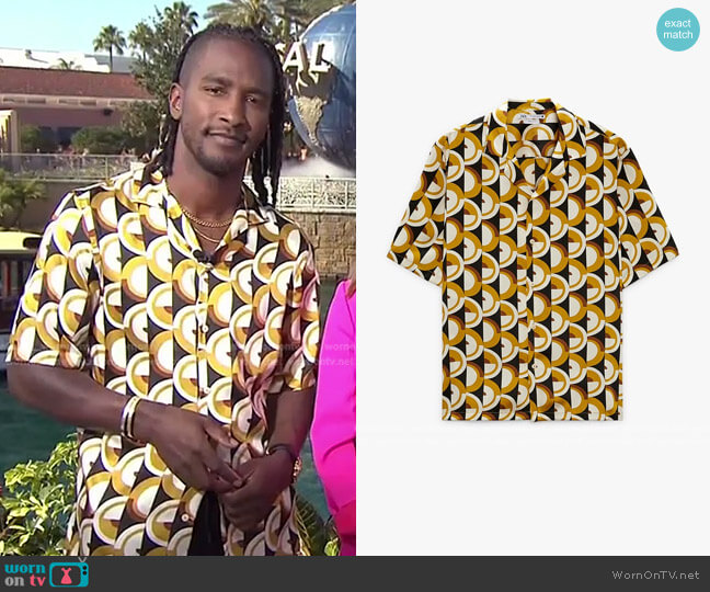 WornOnTV: Scott’s geometric print shirt on Access Hollywood | Scott ...