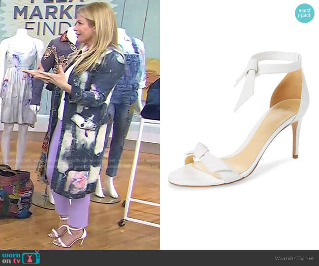 Clarita Ankle Tie Sandal by Alexandre Birman worn by Jill Martin on Today