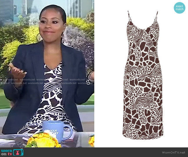 WornOnTV: Sheinelle’s animal print dress on Today | Sheinelle Jones ...