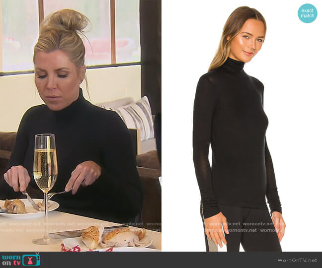 Washable Cashmere Turtleneck by Alala worn by Dr. Jen Armstrong on The Real Housewives of Orange County