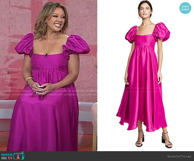 WornOnTV: Vanessa Williams’s pink puff sleeve dress on Today | Clothes ...