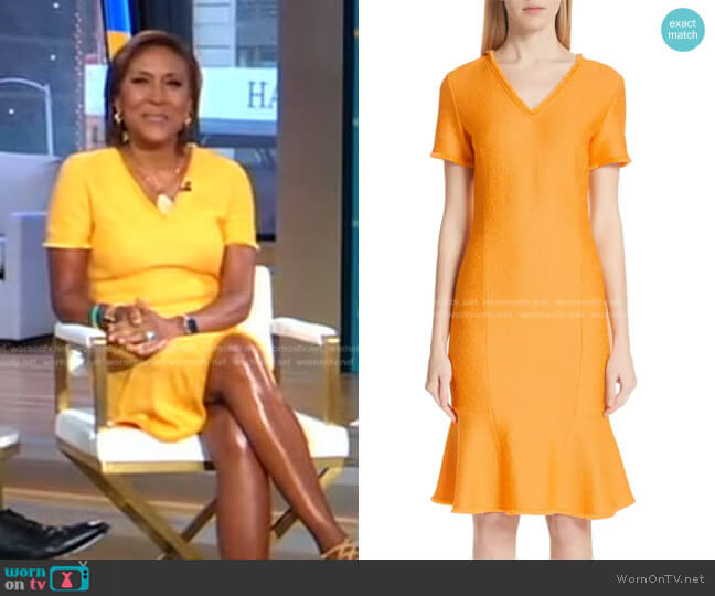 Caris Dress by St. John Collection worn by Robin Roberts on Good Morning America