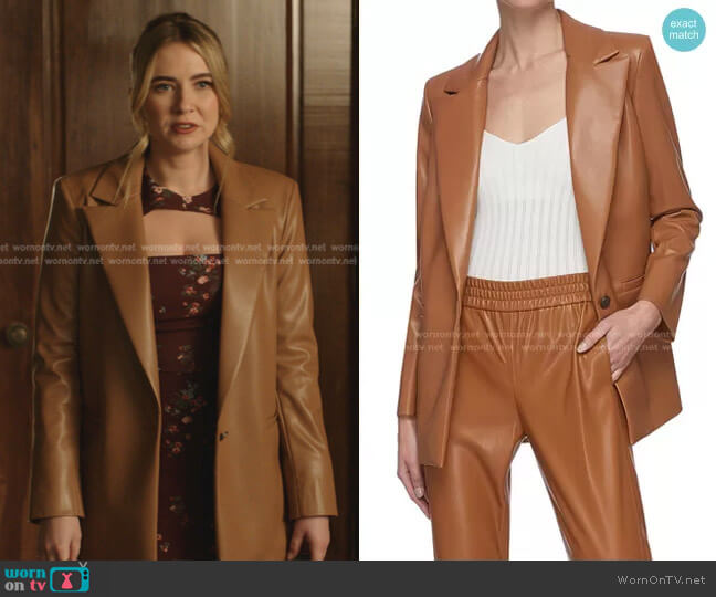 WornOnTV: Amanda’s brown floral cutout dress on Dynasty | Eliza Bennett ...