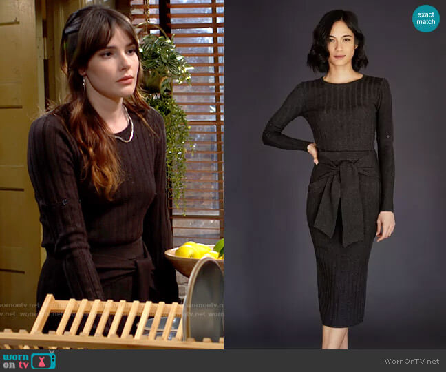 WornOnTV: Tessa’s buttoned sleeve sweater and tie front skirt on The ...
