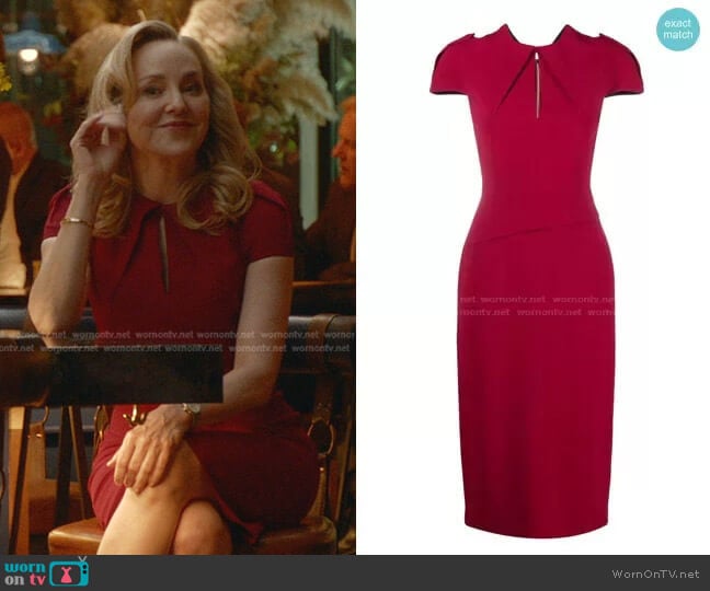 Eppleton Dress by Roland Mouret worn by Marissa Morgan (Geneva Carr) on Bull