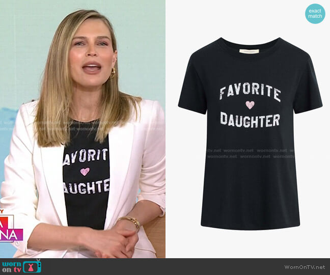 Favorite Daughter Loose Tee by Favorite Daughter worn by Sara Foster on Today