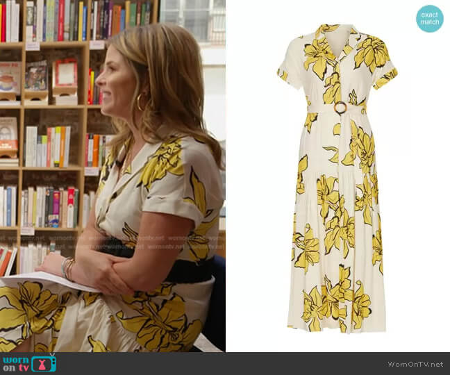 Floral Shirtdress by Slate & Willow worn by Jenna Bush Hager on Today