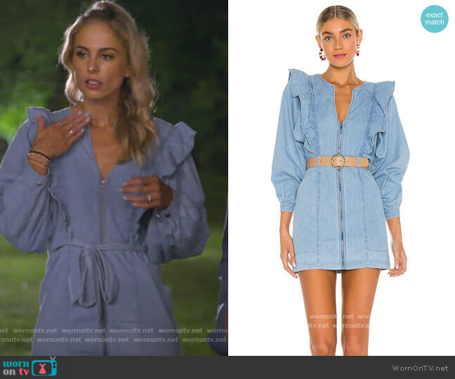 Imogene Mini Dress by Free People worn by Traci Johnson on The Real Housewives of New Jersey