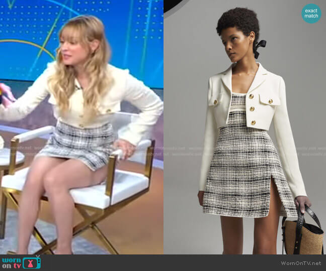 Resort 2022 Collection by Giambattista Valli worn by Kaley Cuoco on GMA