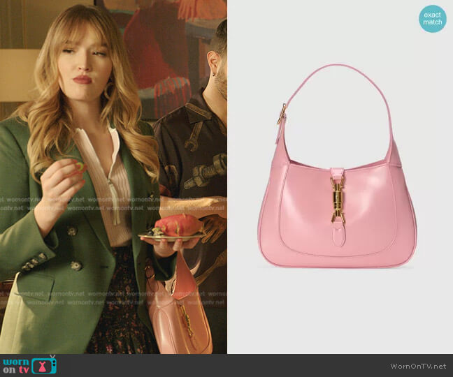 Jackie 1961 Small Shoulder Bag by Gucci worn by Kirby Anders (Maddison Brown) on Dynasty