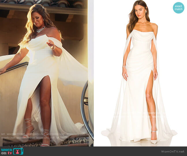 Athens Gown by Katie May worn by Emily Simpson  on The Real Housewives of Orange County