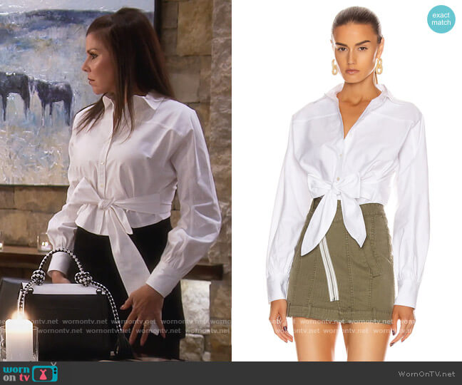 Emmerson Oxford Shirt by Marissa Webb worn by Heather Dubrow  on The Real Housewives of Orange County