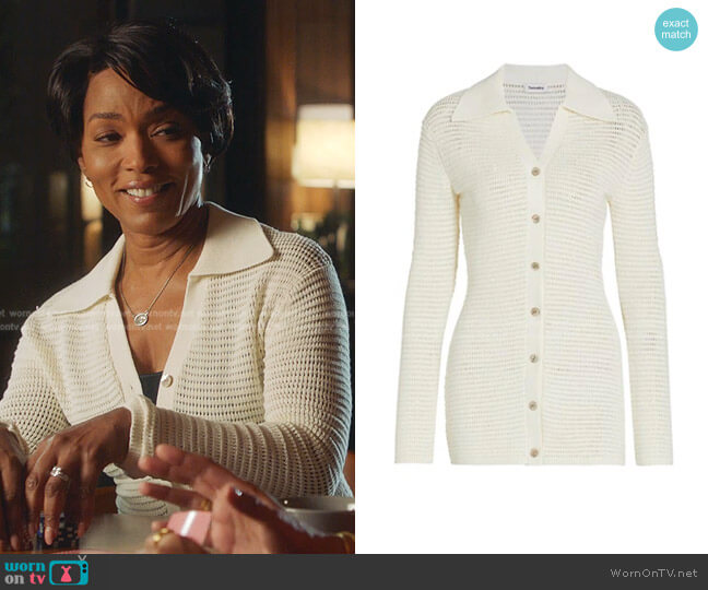 WornOnTV: Athena’s white crochet collared cardigan on 9-1-1 | Angela ...