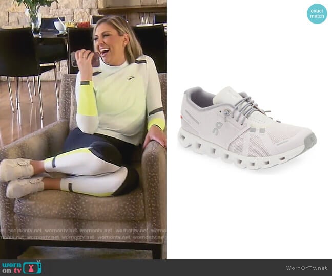 Cloud 5 Running Shoe by On worn by Gina Kirschenheiter on The Real Housewives of Orange County