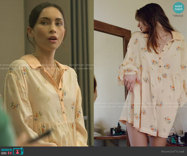 Carina Babydoll Romper by Out From Under worn by Isabella (Priscilla Quintana) on Good Trouble