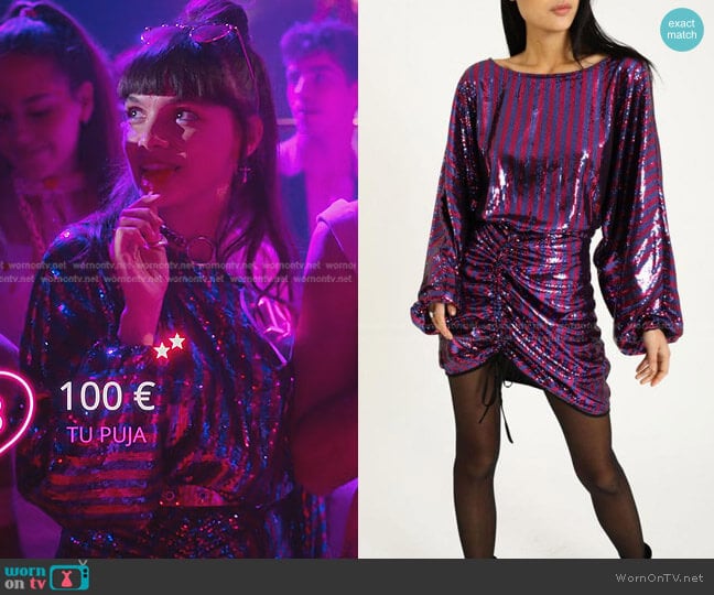 Sequin Dress by Pimkie worn by Mencia Blanco (Martina Cariddi) on Elite