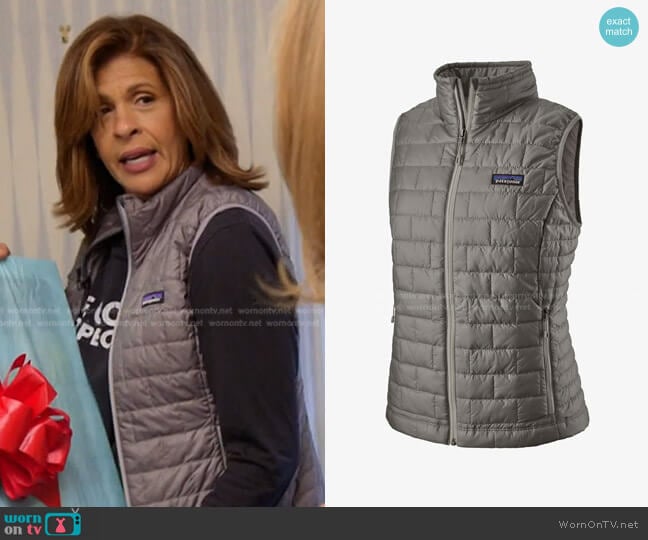 Nano Puff Insulated Vest by Patagonia worn by Hoda Kotb on Today