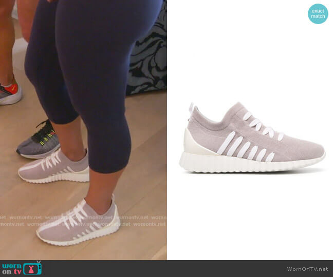 Sneakers by Salvatore Ferragamo worn by Dolores Catania on The Real Housewives of New Jersey