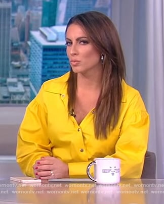 Alyssa Farah Griffin’s yellow shirtdress on The View
