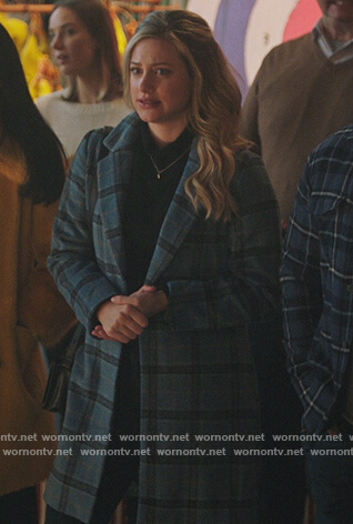 Betty's blue plaid coat on Riverdale