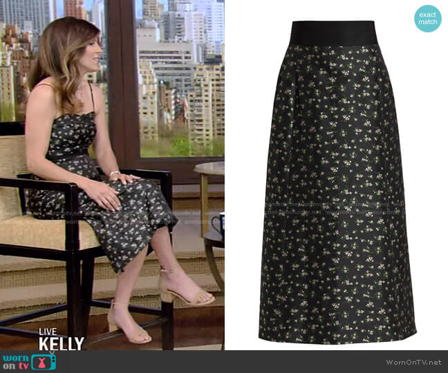 Nina Maxi Skirt by Black Iris worn by Jamie-Lynn Sigler on Live with Kelly and Ryan