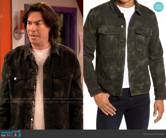 Blank NYC Tie Dye Trucker In Naughty By Nature worn by Spencer Shay (Jerry Trainor) on iCarly