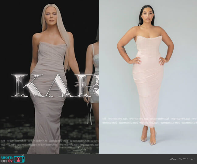 Khloe Dress by Katharine Polk worn by Khloe Kardashian (Khloe Kardashian) on The Kardashians