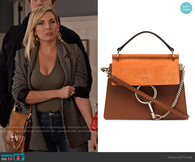 Small Faye Top Handle Bag by Chloe worn by Brianna (June Raphael) on Grace & Frankie