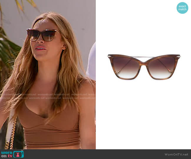 Fearless Sunglasses by Dita Eyewear worn by Chrishell Stause on Selling Sunset