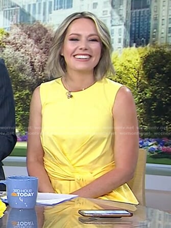 Derek lam yellow outlet dress