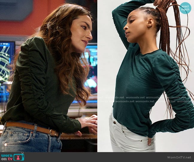 Free People Natasha Tee worn by Allegra Garcia (Kayla Compton) on The Flash