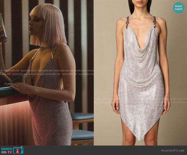 Dress with Crystals by Giuseppe di Morabito worn by Isadora Artinan (Valentina Zenere) on Elite